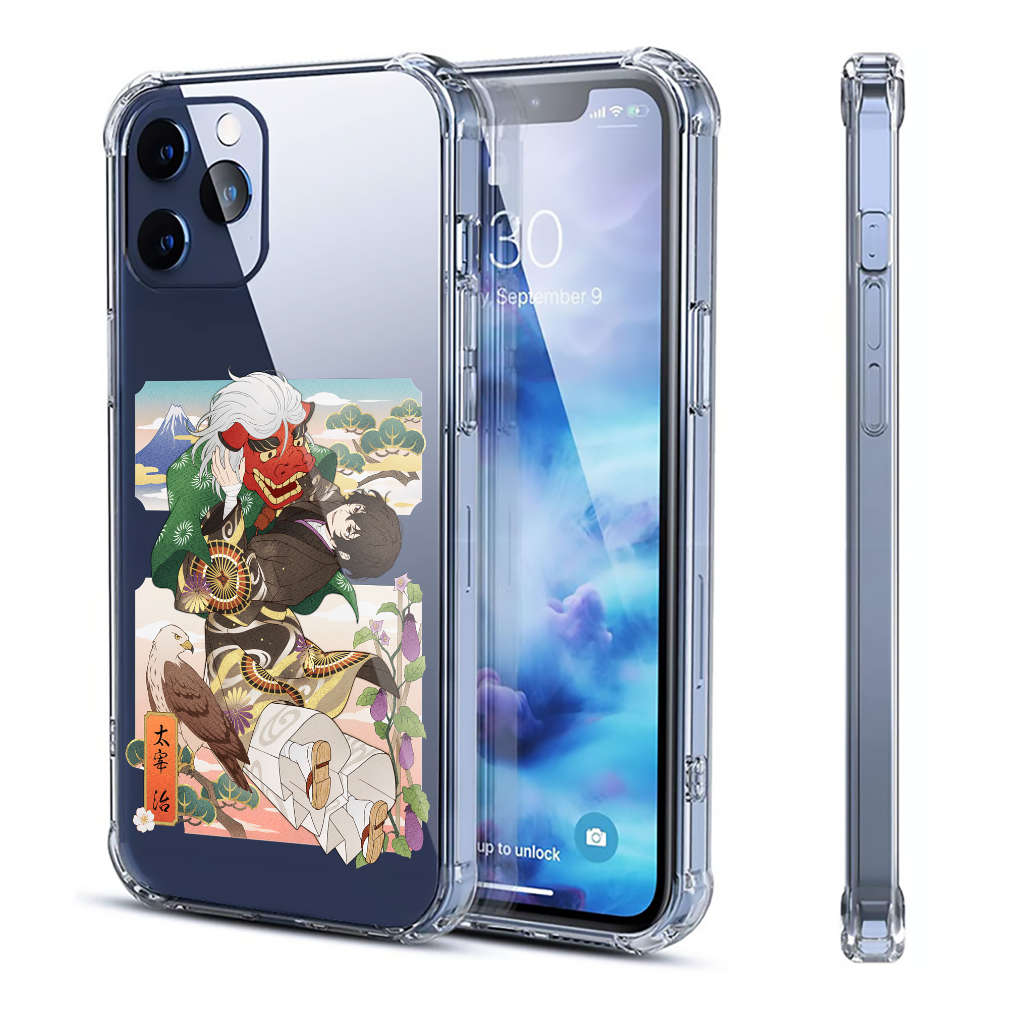 （画像用） 文豪ストレイドッグス Bungo Stray Dogs 【iPhone 12シリーズ対応】透明スマホケース（クリアソフトケース）